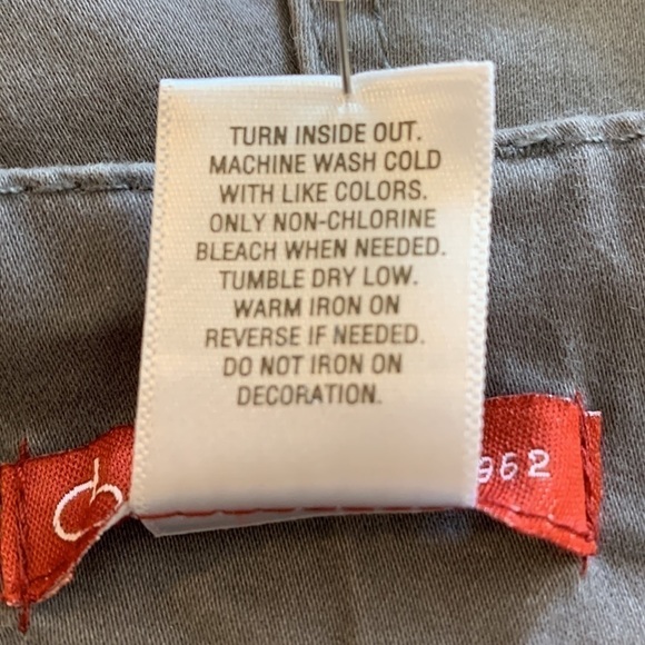 Db established 1962 Embellished Shorts, Size 10, Gray. - Picture 4 of 4